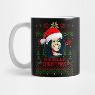 Michelle Obama Michelly Christmas Mug